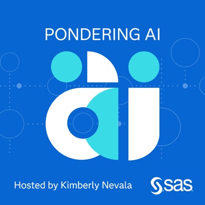 Graphic for Pondering AI podcast