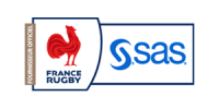 French Rugby Federation and SAS logos
